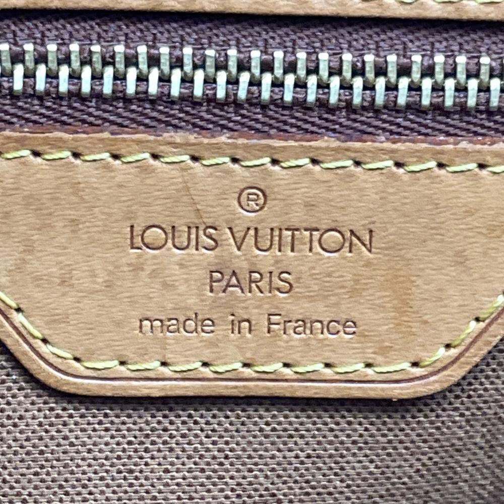 LOUIS VUITTON Authentic Brown Monogram Canvas Tote Bag - Picture 8 of 9
